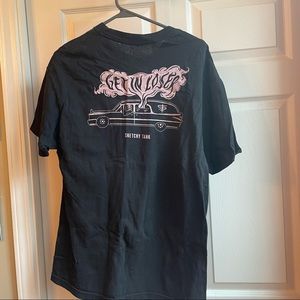 Sketchy Tank Lurking Class mens large shirt black